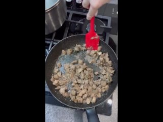 salad with chicken liver