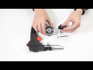 soldering iron with automatic feed